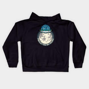 Abducted by Music Alien Ufo Outer Space Kids Hoodie